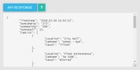 API response