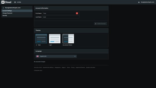 Nx Cloud Dark Mode