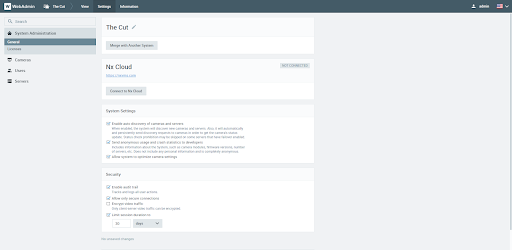 Server Web Admin Interface Redesign