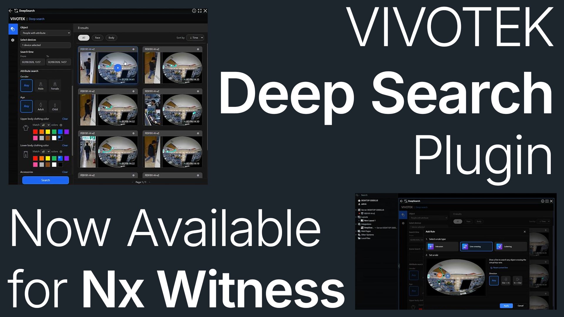 VIVOTEK Deep Search Plugin Now Available for Nx Witness