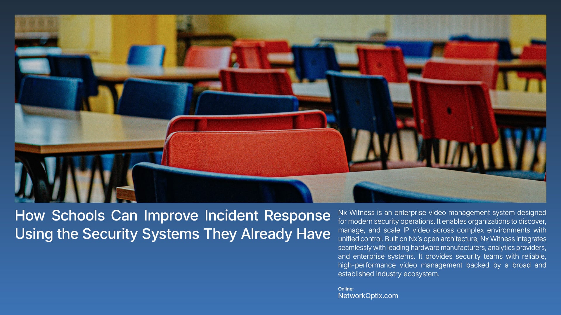 How Schools Can Improve Incident Response Using the Security Systems They Already Have