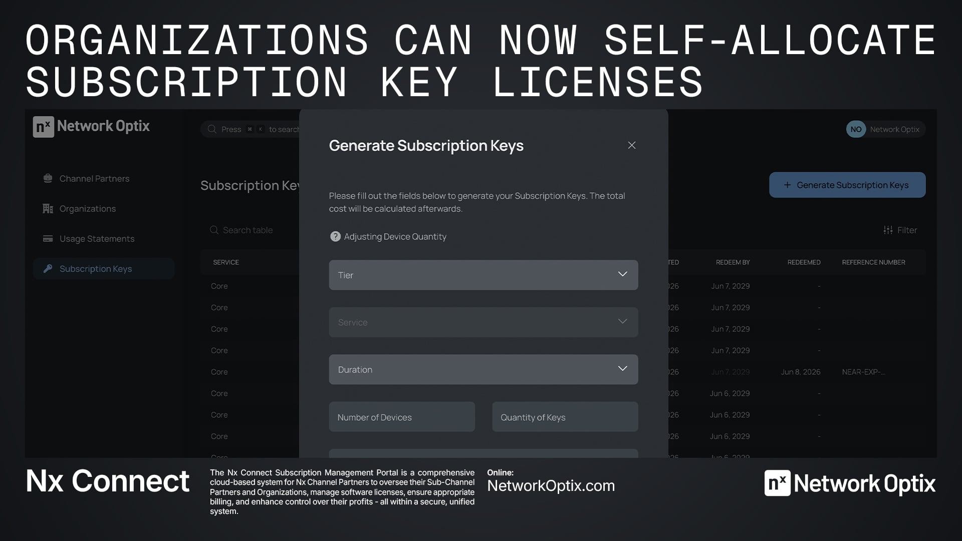 Nx Connect: Organizations Can Now Self-Allocate Subscription Key Licenses