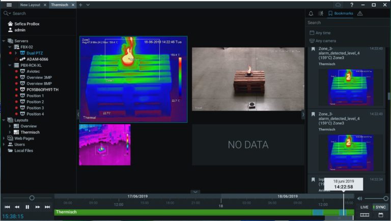 Sefica Fire Detection Screenshot